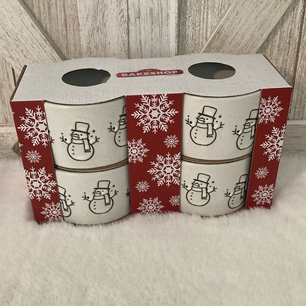 The Bakeshop Snowman Ramekins